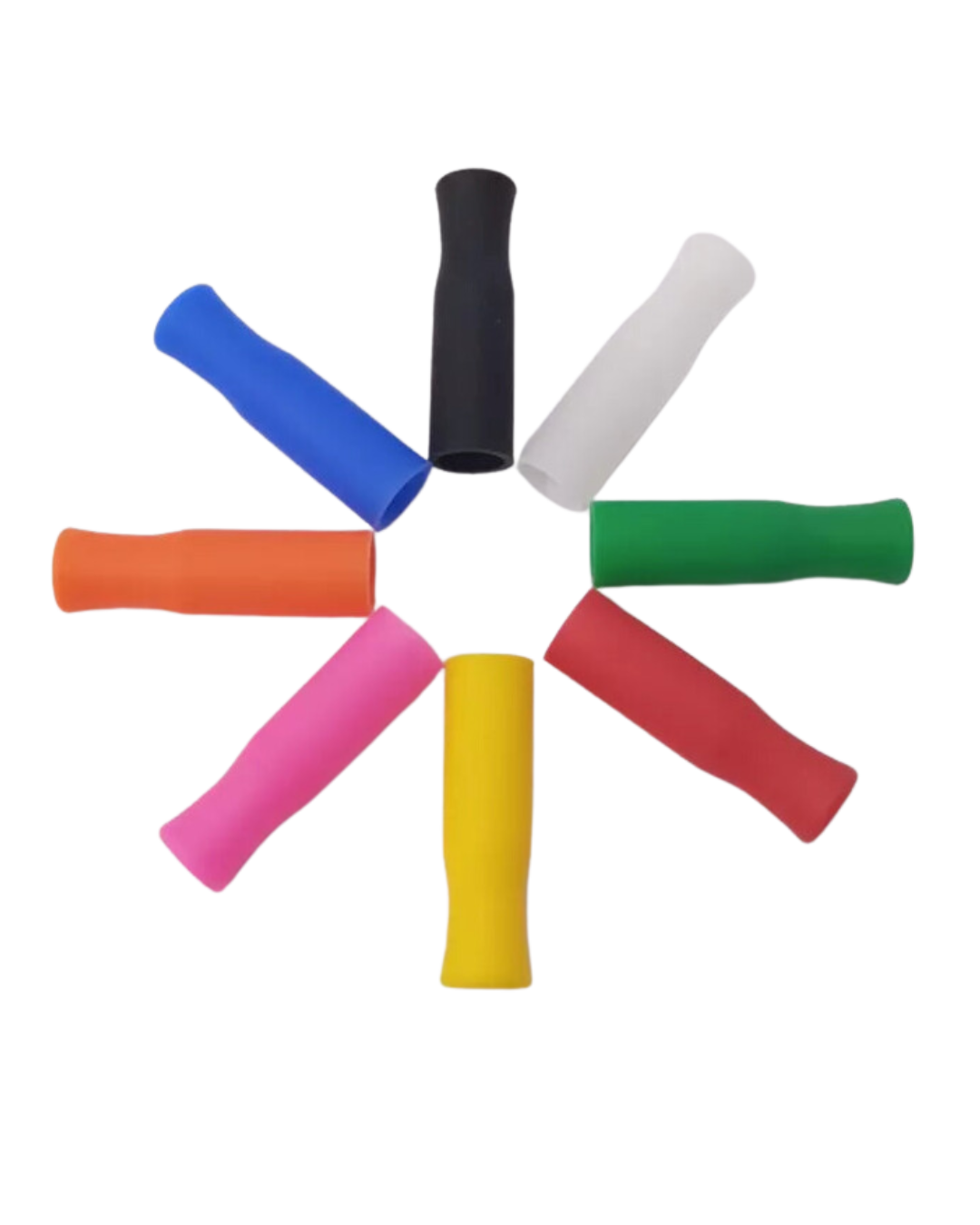 Silicone tips for metal straws 3 pcs